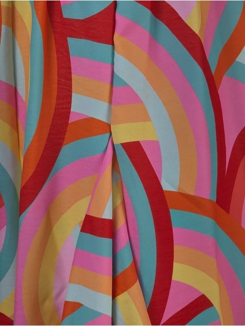 Haptics Buttercup Retro Rainbow Romper Large Flare Hem Boho Festival NIP - Picture 7 of 11